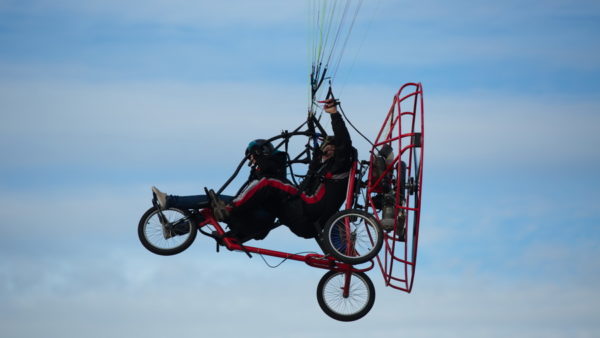 tandem na motoparalotni
